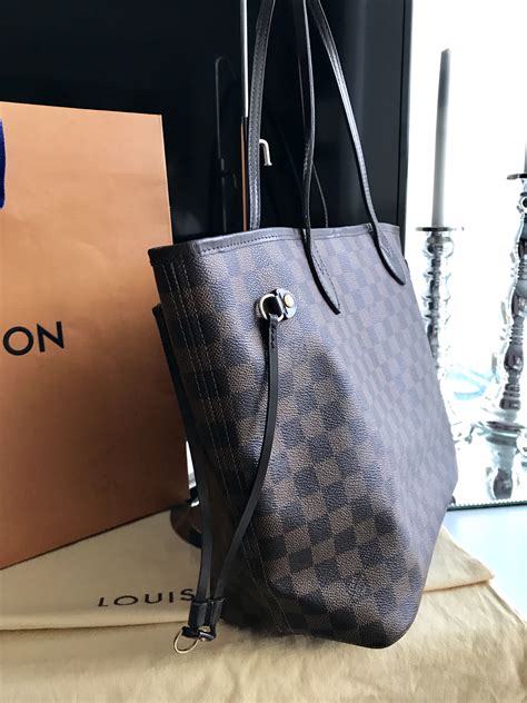 lv neverfull damier azur or ebene|louis vuitton damier ebene satchel.